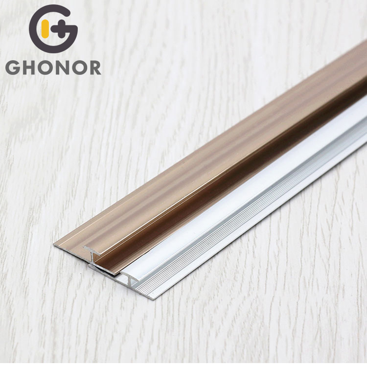 Aluminum Wall Trim Decorative Metal Transition Jointing Strips