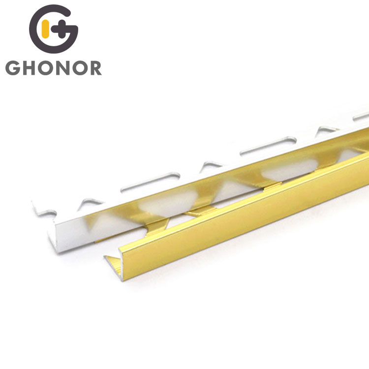 House Decorative Almunium Profile 10mm Height Tile Profiles