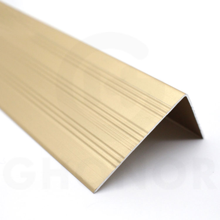 L Shape Flexible Usage Carpet Aluminum Stair Nosing Metal Tile Trim Strips L Shape Flexible Usage Carpet Aluminum Stair Nosing Metal Tile Trim Strips