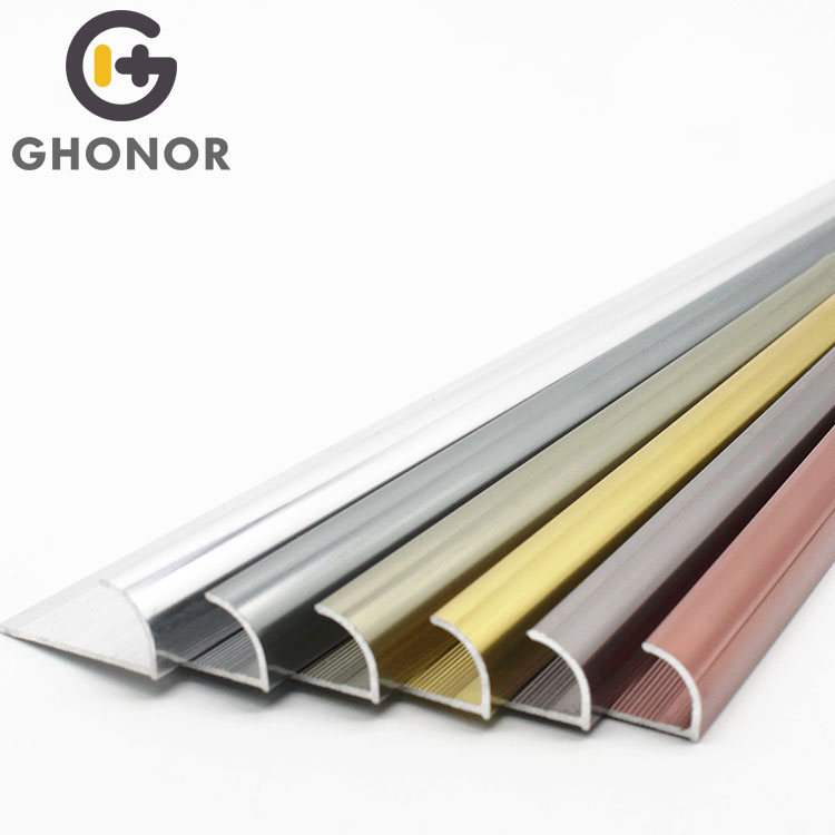 Flexible Decorative Metal Aluminium Border Tile Corner Trim