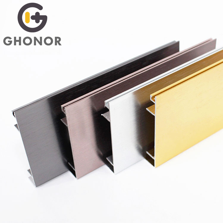 Metal Wall Flooring Edge Skirting Board Tile Trim Profile Baseboard