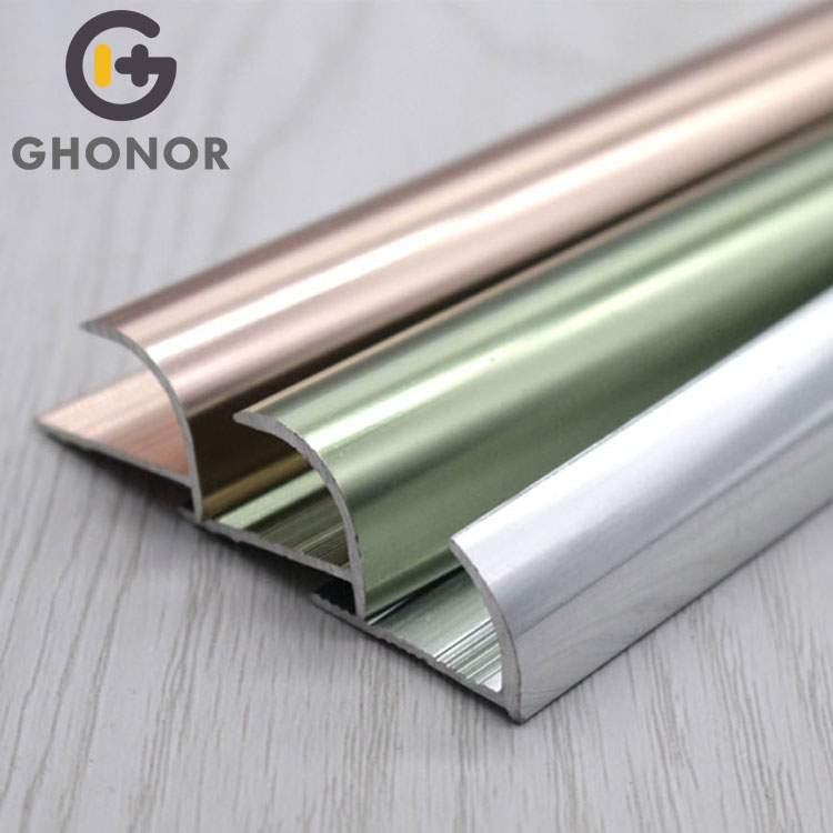 Cheap Home Interior Decoration Aluminium Alloy Extrusion Tile Trim Profile