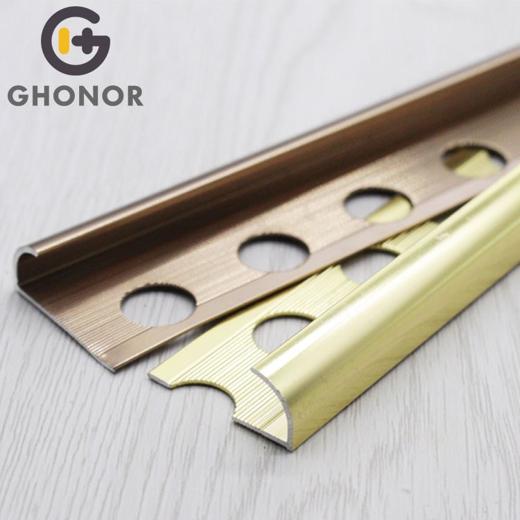 Commercial Corner Connect Aluminum Wall And Tile Profile