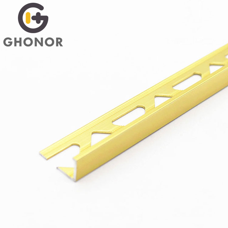 China Factory Aluminium L Shape Tile Accessories Edging Trim