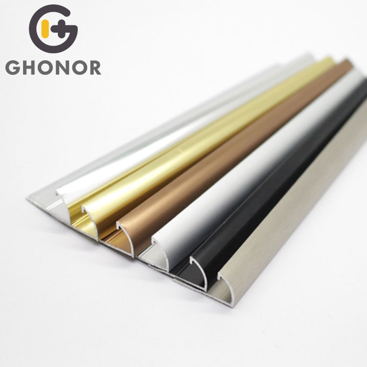 Skillful Manufacture Brushed Champange Gold Metal Edge Trim Skillful Manufacture Brushed Champange Gold Metal Edge Trim