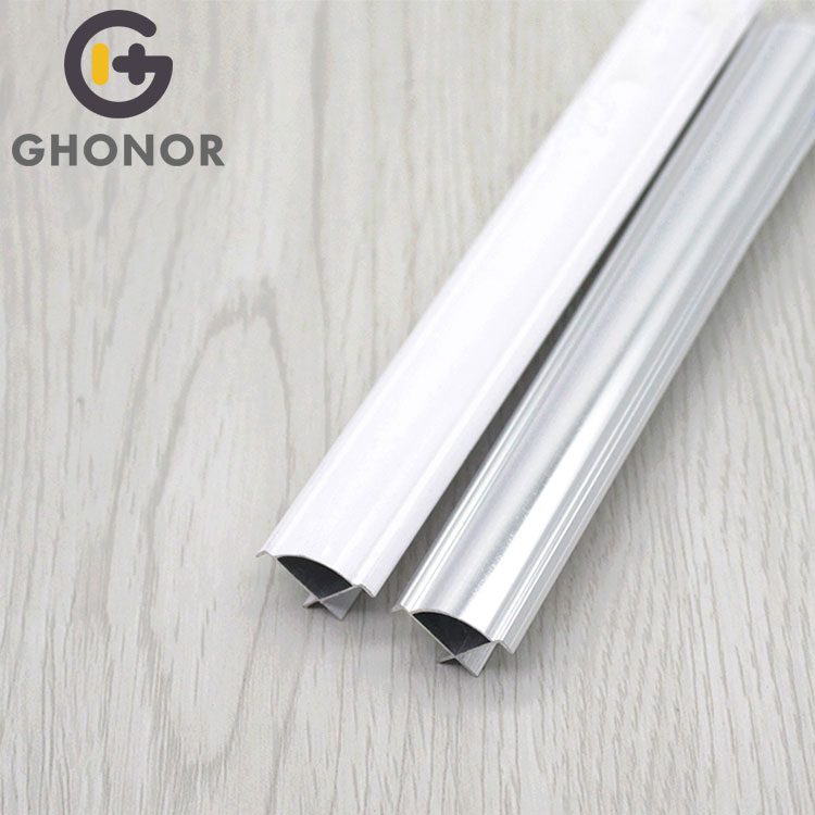 Matte Outside Edging Corner Aluminum Grey Tile Trim