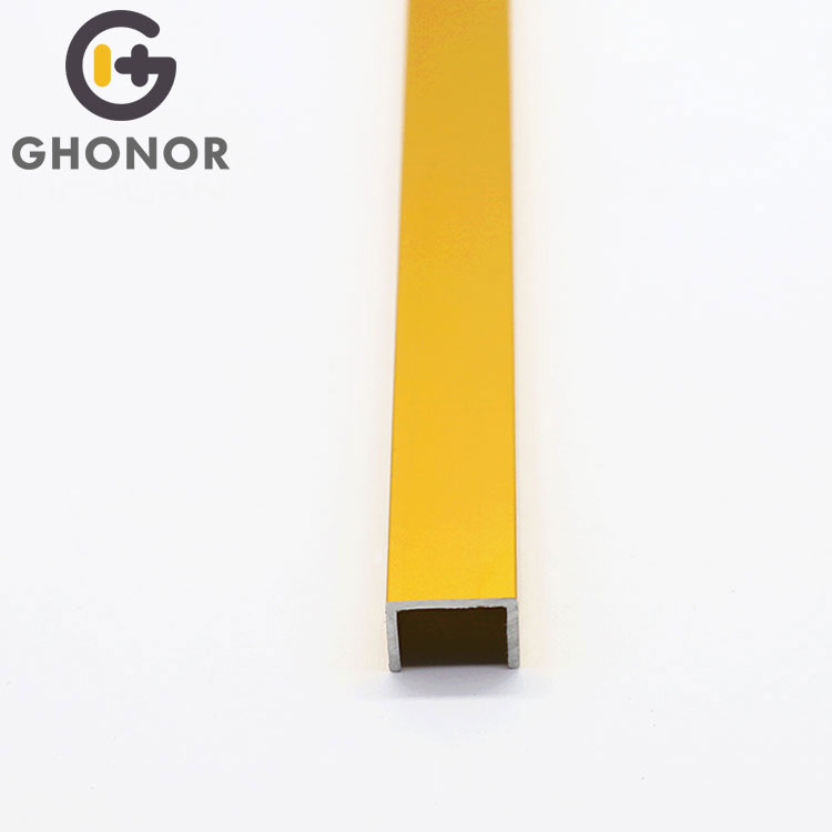 U Shape Aluminum Wall Corner Tile Trim Strips Border U Shape Aluminum Wall Corner Tile Trim Strips Border