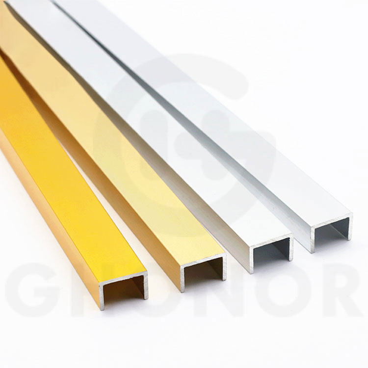 U Shape Aluminum Wall Corner Tile Trim Strips Border U Shape Aluminum Wall Corner Tile Trim Strips Border