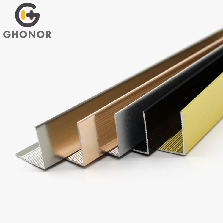 90 Degree Metal Angles Aluminium Straight Edge L Shape Tile Trims 90 Degree Metal Angles Aluminium Straight Edge L Shape Tile Trims