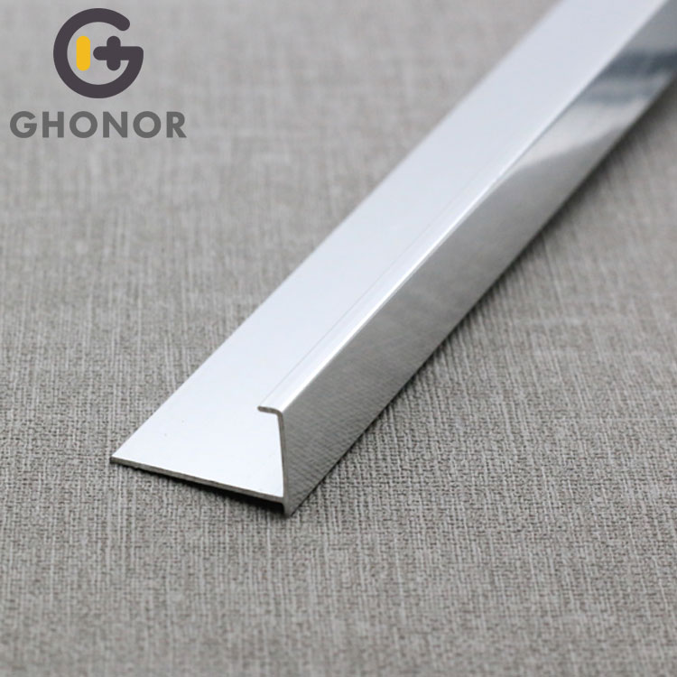 House Decorative Alu Extrusion Profiles Wall Metal Tile Trim
