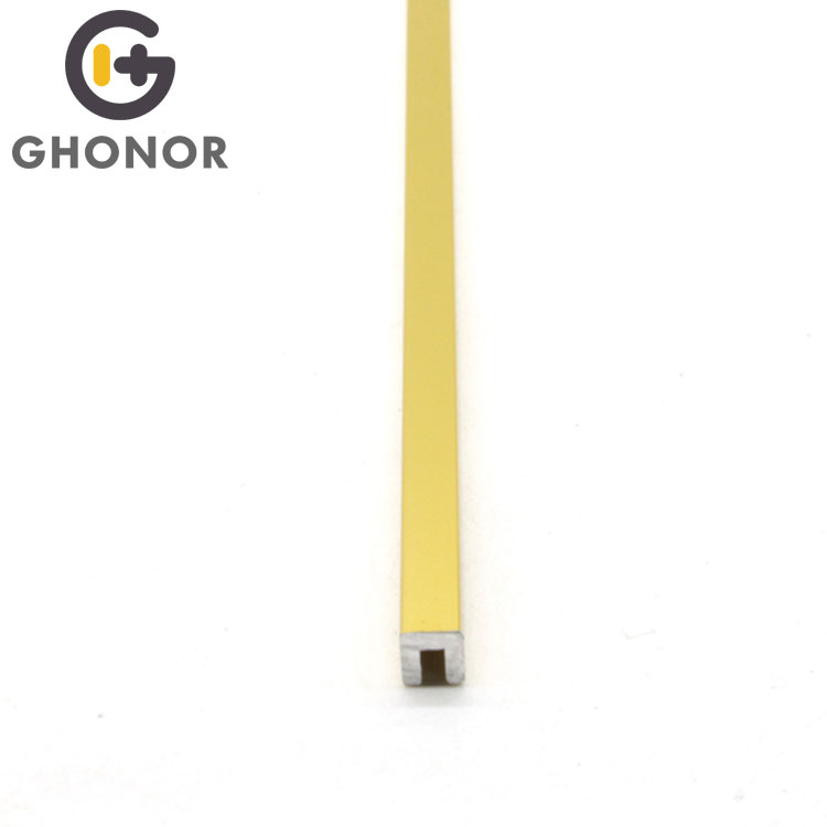 Beautiful Color Flexible Aluminum Gold Bord Profile Interior Beautiful Color Flexible Aluminum Gold Bord Profile Interior
