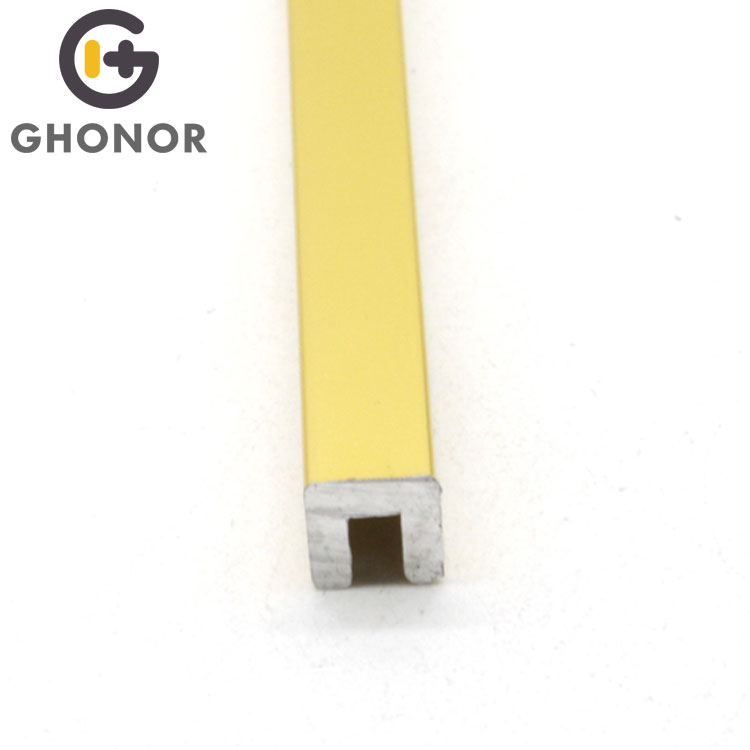 Beautiful Color Flexible Aluminum Gold Bord Profile Interior Beautiful Color Flexible Aluminum Gold Bord Profile Interior