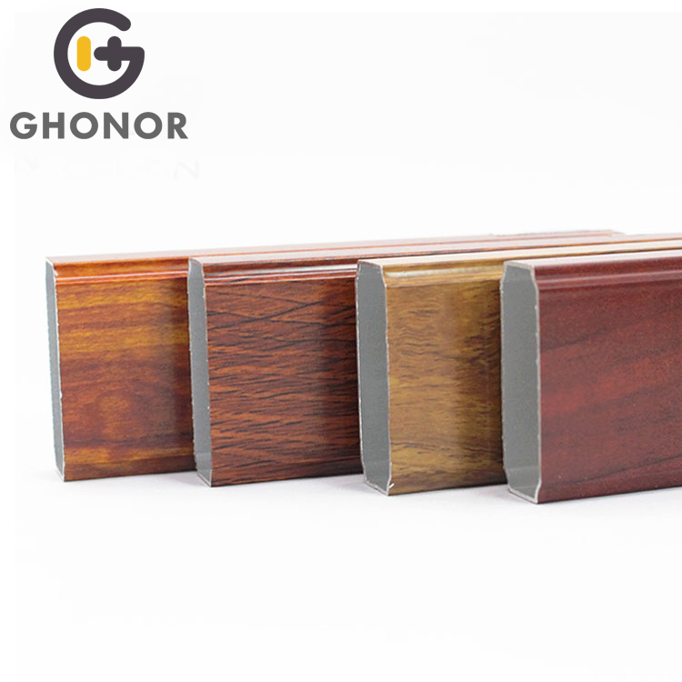 Wooden Color Aluminium Alloy Profile For Wood Furniture Frame Wooden Color Aluminium Alloy Profile For Wood Furniture Frame