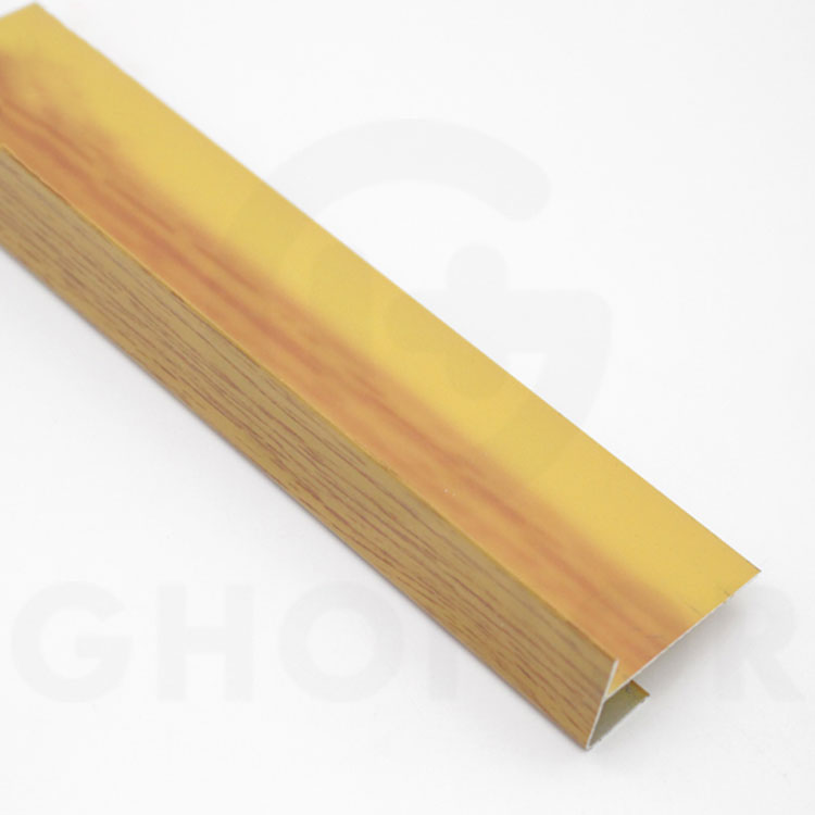 Wood Color Grain Thermal Transfer Wall Aluminium Profile Wood Color Grain Thermal Transfer Wall Aluminium Profile
