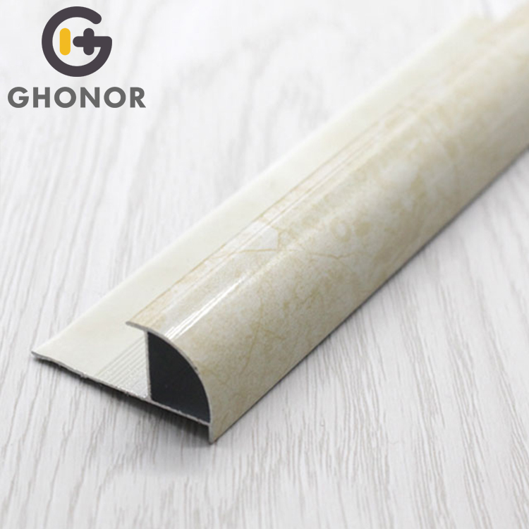 Finely Processed Thermal Transfer Aluminium Edge Banding Profile Corner Profile