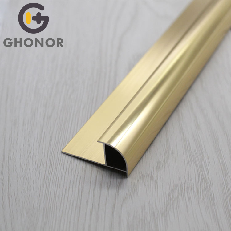Foshan Manufacturing Production Decorate Tile Corner Item Aluminum Profile 8Mm