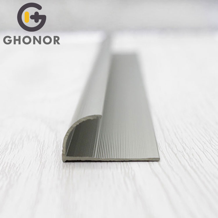 Sophisticated Technology Aluminum Alloy Extruded Grey Metal Tile Trim Sophisticated Technology Aluminum Alloy Extruded Grey Metal Tile Trim