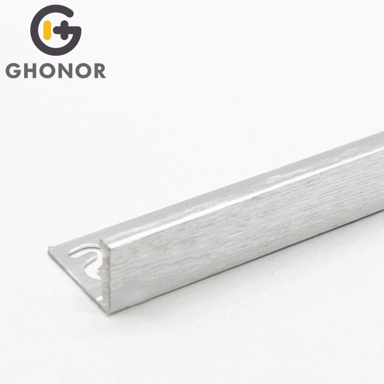 Customized Brushed L Shaped Metal Trim Aluminium Edging Strip