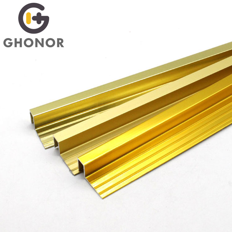 Factory in China Square Edge Tile Borders and Trim Aluminum Tile Trim for Ceramic