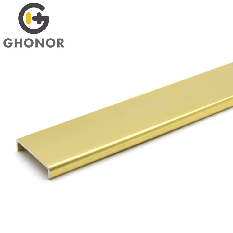 Serviceable Authentic Factory Golden Aluminum C Channel Profile