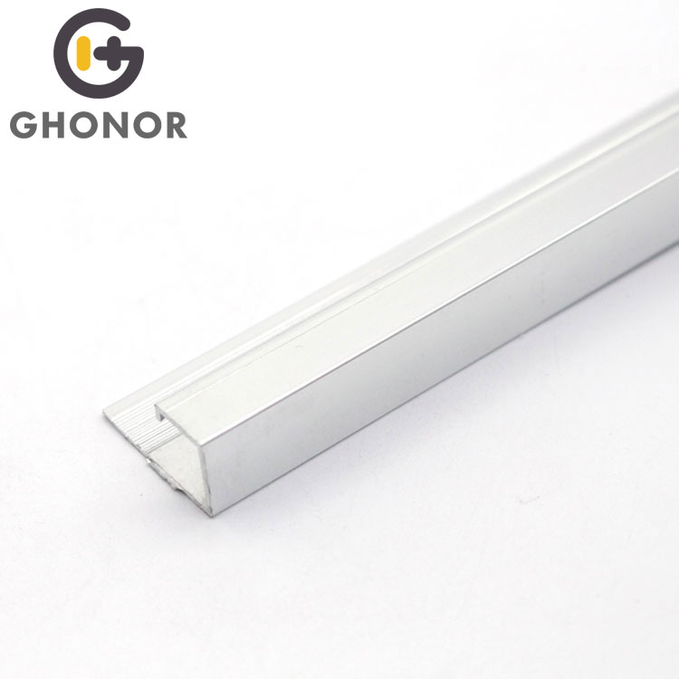 Elegant Appearance Tile Decoration J Channel Aluminum Trim