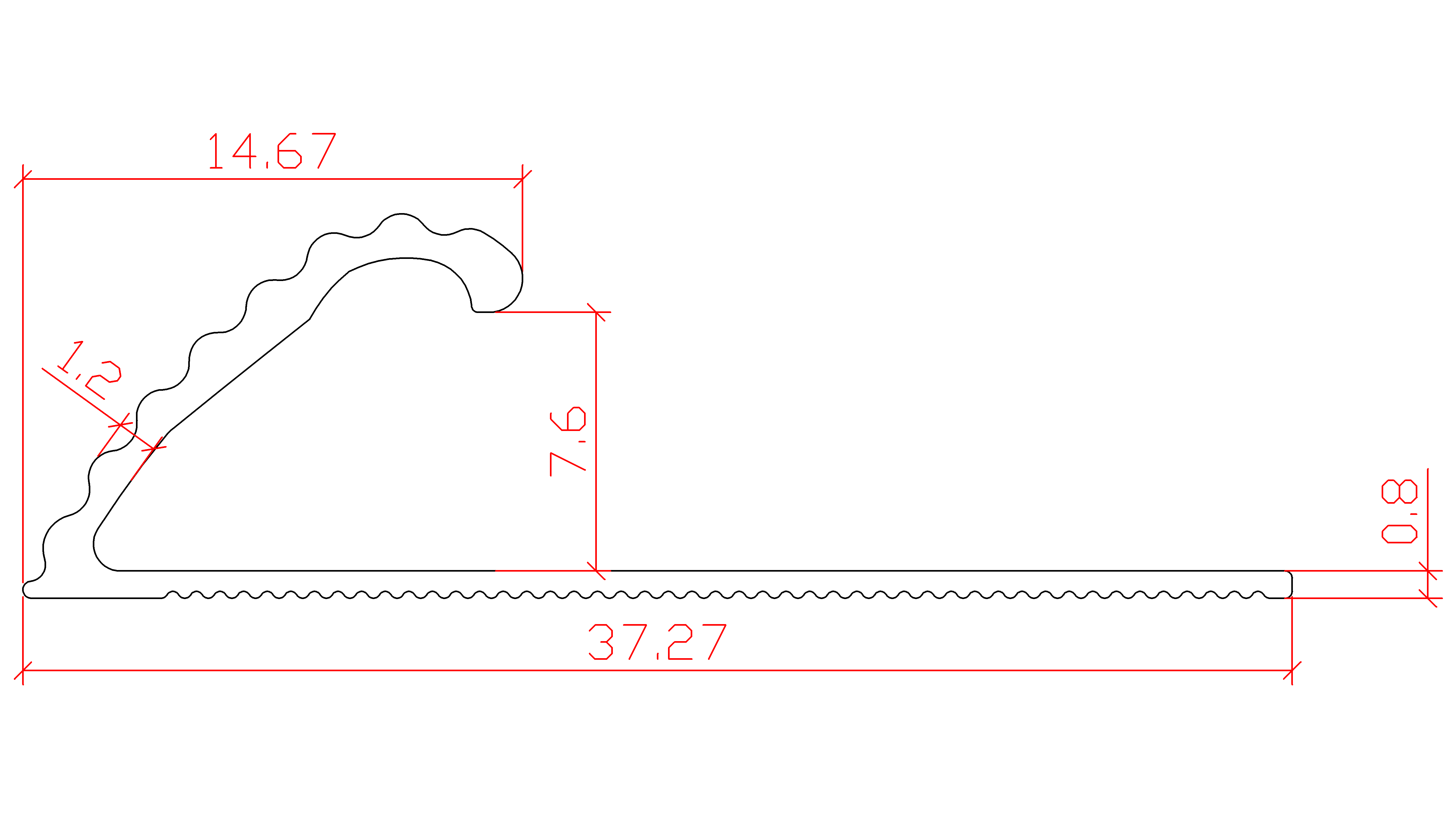 Aluminum Vinyl Tile Trim Carpet Capping End Profile with Adhesive Strip Aluminum Vinyl Tile Trim Carpet Capping End Profile with Adhesive Strip