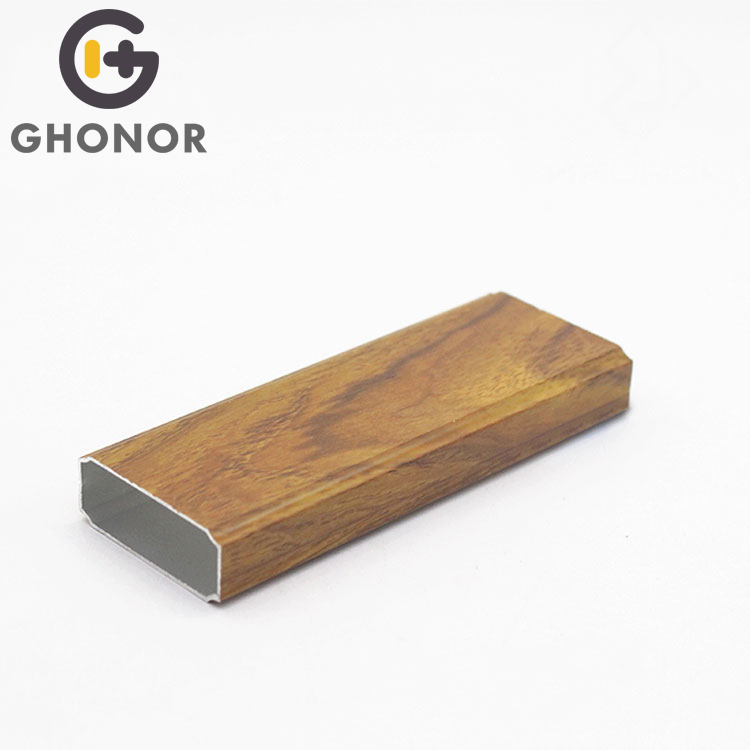 Aluminum Tube Extrusions Profiles with Rectangular Tube