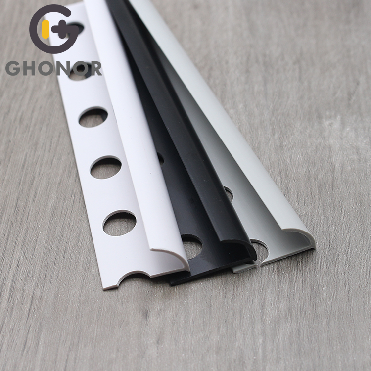 Building Interior Plastic Accessories Custom Color Tile PVC Strips Corner Building Interior Plastic Accessories Custom Color Tile PVC Strips Corner