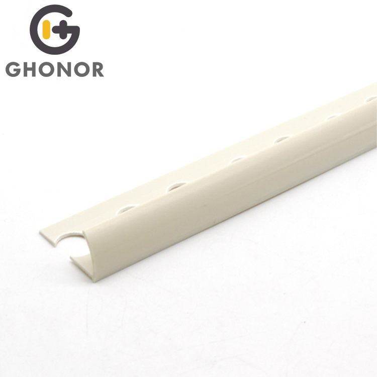 Low Price Plastic PVC Tile Round Edge Trim In Foshan For UK