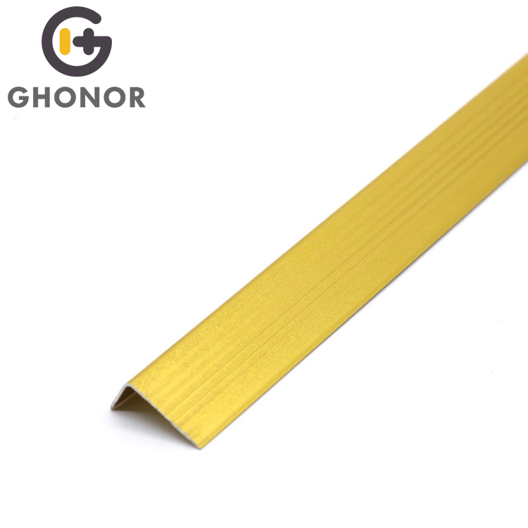Modern Style Floor Transition Bronze Gold Color Profile of Aluminum