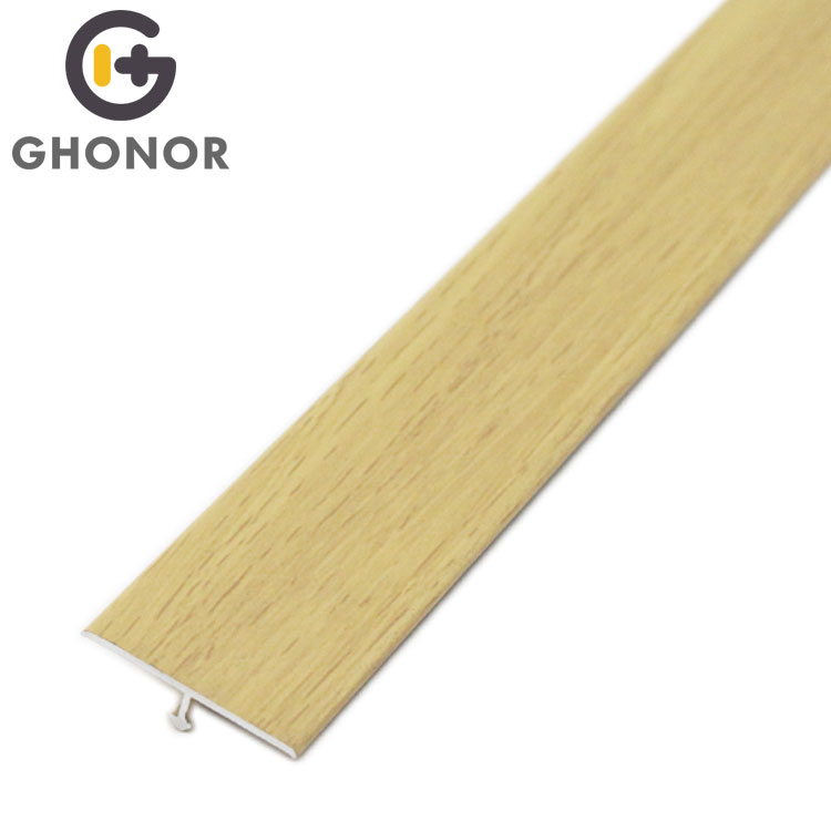 Flat Aluminum T Shaped Floor Transition Strip for Same Level Doors