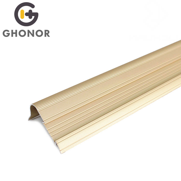 Step Edge Trim Metal Stair Nose Laminate Floor Anti Slip Stair Nosing