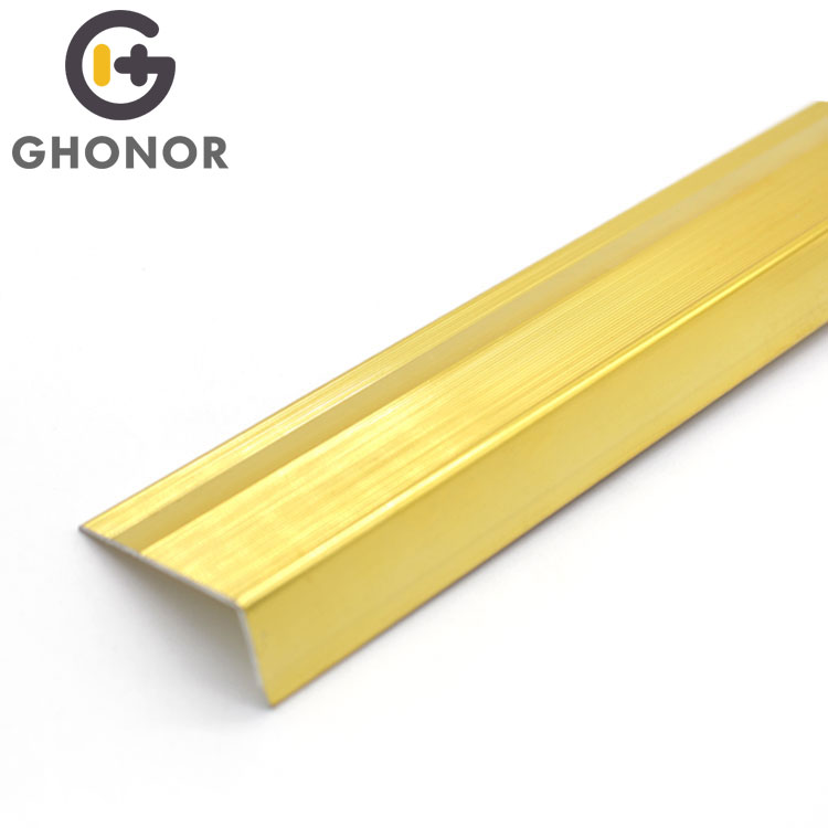 Stair Nosing Antislip Strip / Metal Transition Strips Flooring