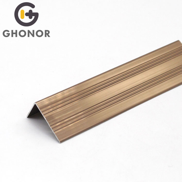 Fluted Corner Guard Aluminum Metal Anti-Slip Strip for Stairs