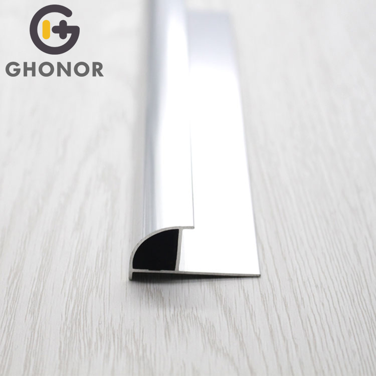 Flexible Hardware Aluminum Alloy Round Corner Tile Trim Aluminium Profile Flexible Hardware Aluminum Alloy Round Corner Tile Trim Aluminium Profile