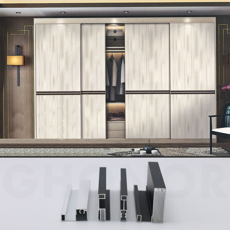 Building Home Materials Door Bar Aluminum Trim For Wardrobe Building Home Materials Door Bar Aluminum Trim For Wardrobe