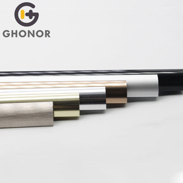 Flexible Metal Quarter Round Decking Open Type Edge Trim Flexible Metal Quarter Round Decking Open Type Edge Trim