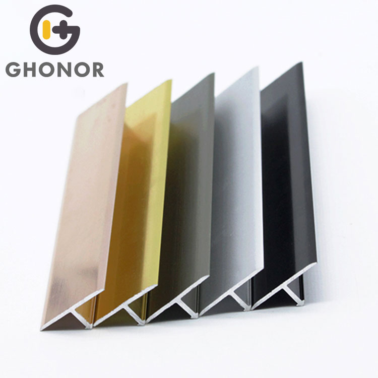 Straight T Section Aluminum Wall Trim T Shape Tile Edge Trim Straight T Section Aluminum Wall Trim T Shape Tile Edge Trim