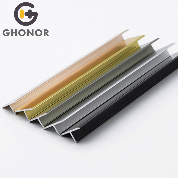 Straight T Section Aluminum Wall Trim T Shape Tile Edge Trim Straight T Section Aluminum Wall Trim T Shape Tile Edge Trim