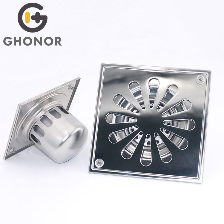 Decorative Stainless Steel Shower Waste Drain