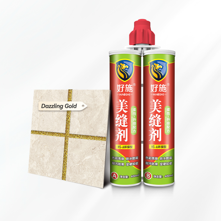 Gold Glitter Epoxy Grout