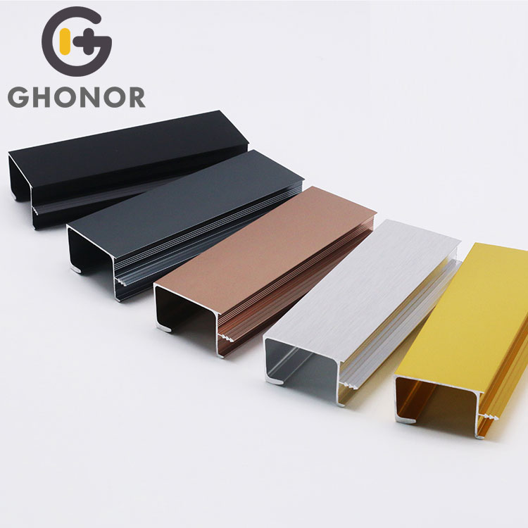 Aluminium Finger Pull Cabinet Handle G Profile