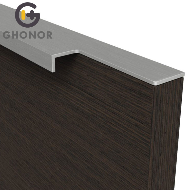 Aluminium Extruded Drawer Pull For Cabinet Door