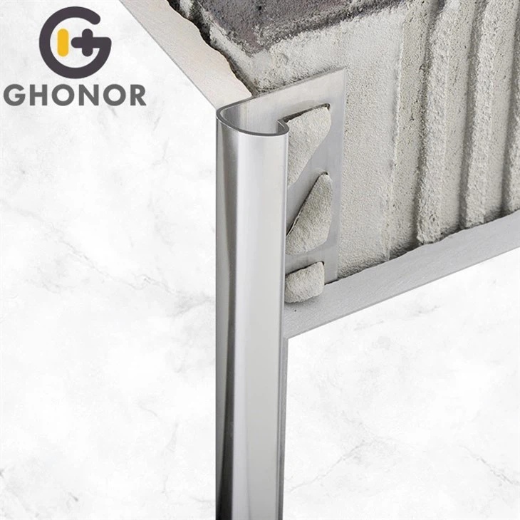 Stainless Steel Quadrant Tile Trim