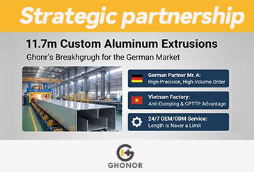 ​11.7-Meter Long Aluminum Extrusions: Ghonor's Breakthrough
