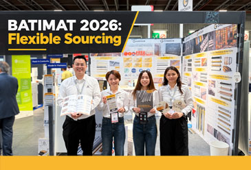 Ghonor at BATIMAT 2026 Paris: Flexible 3 Factories Supply Chain Solution